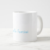 Grande Tasse Élégant Simple Minimaliste (Devant droit)