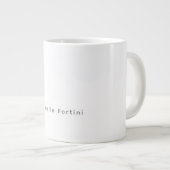 Grande Tasse Élégant Simple Minimaliste (Devant droit)