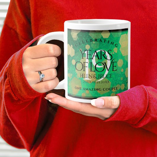 Grande Tasse Élégante 19e anniversaire du Mariage de Jade