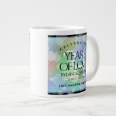 Grande Tasse Élégante 34e anniversaire du Mariage Opal (Devant droit)