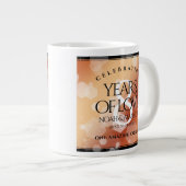 Grande Tasse Élégante 8ème anniversaire du Mariage de bronze (Devant droit)
