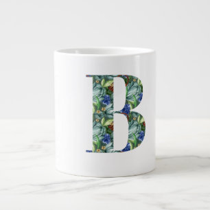Grande Tasse Elégante B Alphabet Design Cup