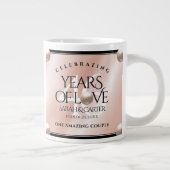 Grande Tasse Élégante célébration du 46e anniversaire du Mariag (Droite)