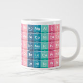 Grande Tasse Éléments du Motif de table périodique (Droite)