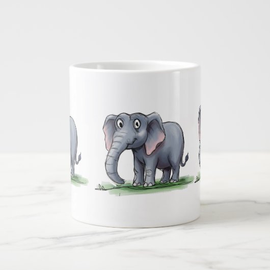Grande Tasse Eléphant (Devant)