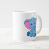 Grande Tasse Eléphant Bébé mignon (Devant droit)