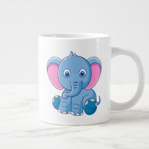 Grande Tasse Eléphant Bébé mignon