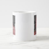 Grande Tasse Élévations de New York par nuit - Rouge (Devant)