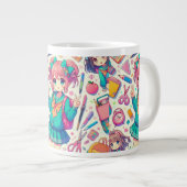 Grande Tasse élève d'anime (Devant droit)