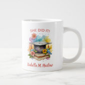 Grande Tasse Elle L'A Fait Nom De Diplômée (Droite)