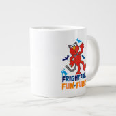 Grande Tasse Elmo | Amusant et fureur (Devant droit)