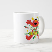 Grande Tasse Elmo | Joyeux et lumineux (Devant droit)