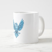Grande Tasse Emblème d'aigle de cristal - Symbole de liberté et (Devant droit)