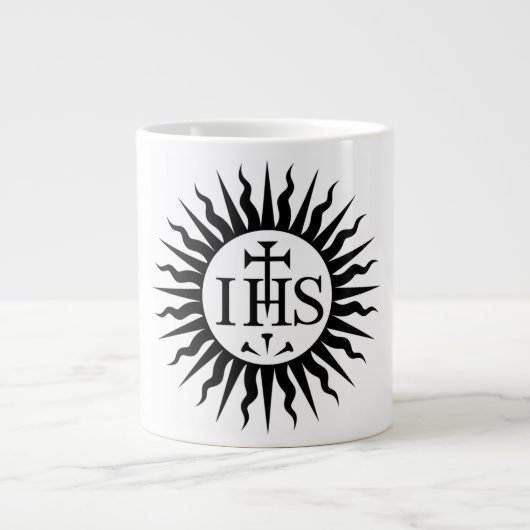 Grande Tasse Emblème de la Société de Jésus (Devant)
