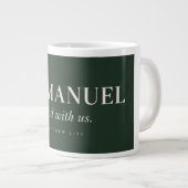 Grande Tasse EMMANUEL | Matthieu 1:23 | Noël (Devant droit)