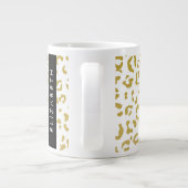 Grande Tasse Empreinte de léopard, Leopard d'or, Parties scinti (Dos)