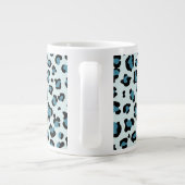 Grande Tasse Empreinte de léopard, Spots de léopard, Leopard bl (Dos)