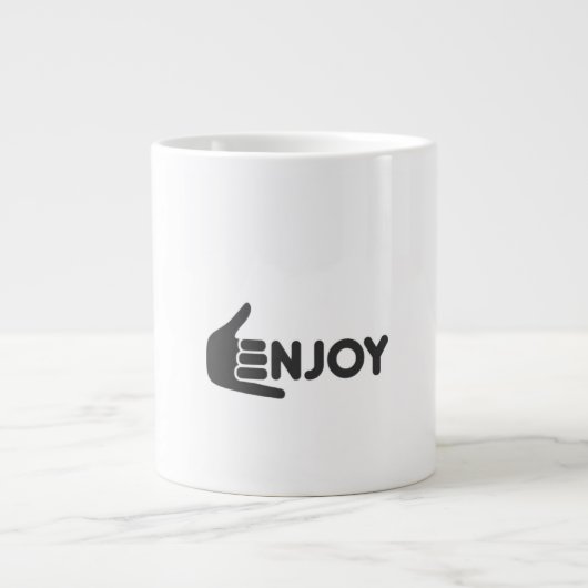 Grande Tasse Enjoy the Now • Pure Enjoyment • Enjoy Every Momen (Devant)