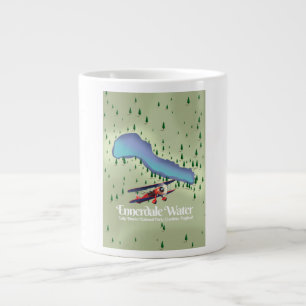 Grande Tasse Ennerdale Water, affiche de voyage du district des