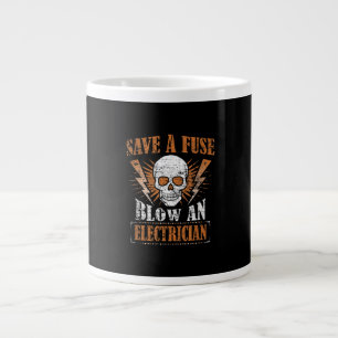 Grande Tasse Enregistrer Un Fuse Souffler Un Humour Électricien