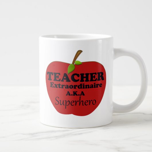 Grande Tasse Enseignant Extraordinaire (Droite)