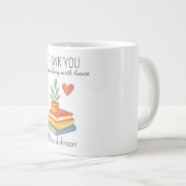 Grande Tasse Enseignant Merci - Cadeau d'appréciation du coeur (Devant droit)