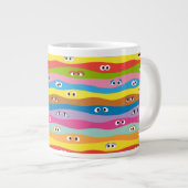 Grande Tasse Ensemble Motif des yeux (Devant droit)