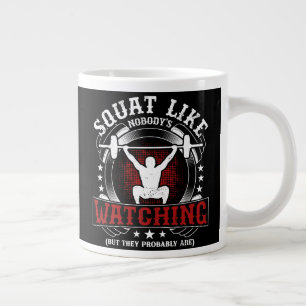 Grande Tasse Entraînement en salle de sport comme si personne n