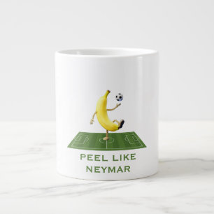 Grande Tasse Épluchez comme un champion drôle de football de ba