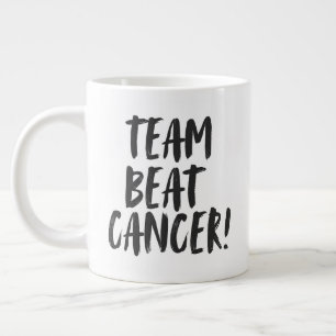 Grande Tasse Équipe Bats le Cancer Articles Cadeaux de Colis