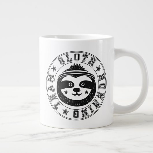 Grande Tasse Équipe de Sloth Running (Droite)
