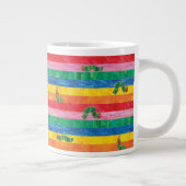 Grande Tasse Eric Carle | Caterpillar Rainbow Stripe Motif (Droite)