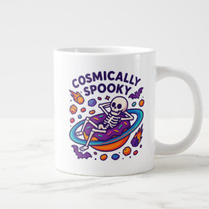 Grande Tasse Espace squelettique de conception effrayante cosmi