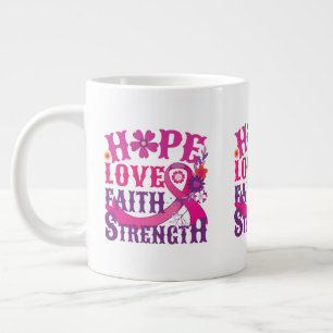 Grande Tasse Espoir-Amour-Foi-Force