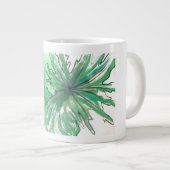 Grande Tasse Espresso Mug, Feuille de Philodendron (Devant droit)