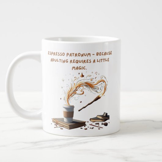 Grande Tasse Espresso Patronum - Un peu de magie (Gauche)
