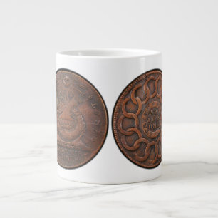 Grande Tasse Esprit de cent de Fugio votre avant et dos