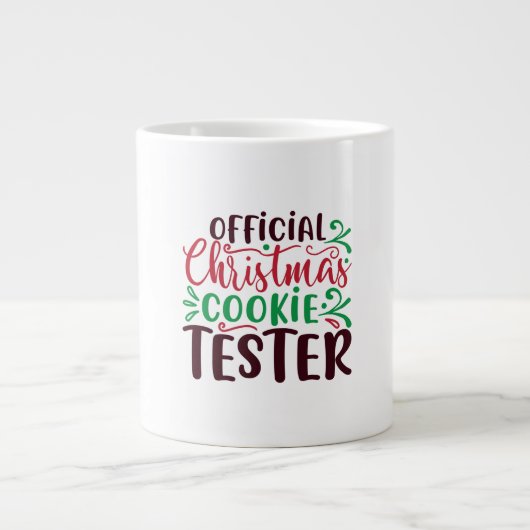 Grande Tasse Essai officiel de cookie de Noël (Devant)
