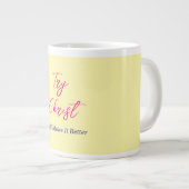 Grande Tasse Essayez Christ Yellow (Devant droit)