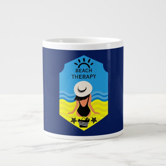 Grande Tasse Essentiel Été Plage (Devant)
