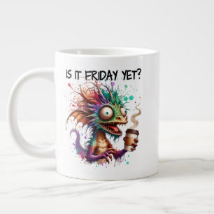 Grande Tasse Est-Ce Encore Vendredi ? Dragon à café effilé