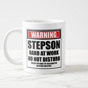 Grande Tasse Étape d'avertissement Son dur au travail ne dérang