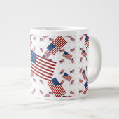 Grande Tasse États-Unis Drapeau en calques Askew (Devant droit)