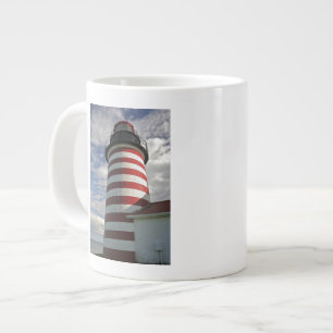 Grande Tasse États-Unis, Maine, Lubec. Phare de West Quoddy Hea