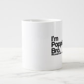 Grande Tasse Étiquettes Poppin' Bro (Devant)