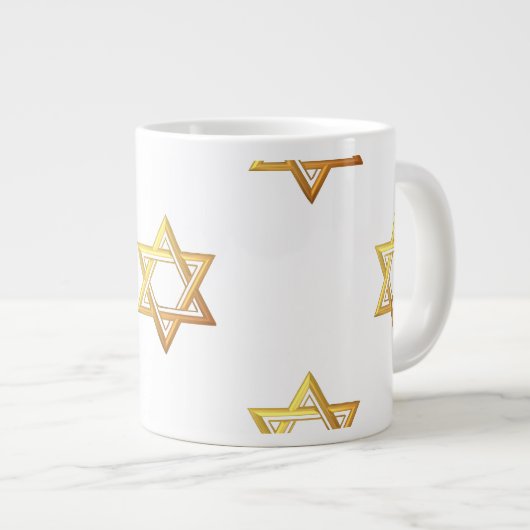 Grande Tasse Étoile de David (Devant droit)