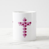 Grande Tasse Étoile rose de David Croix Illusion optique (Devant)