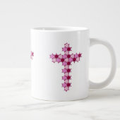 Grande Tasse Étoile rose de David Croix Illusion optique (Droite)