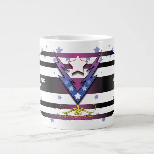 Grande Tasse Étoiles de tonnerre (Devant)