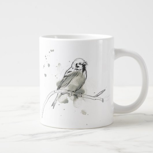 Grande Tasse Étude des oiseaux de la nature (Droite)